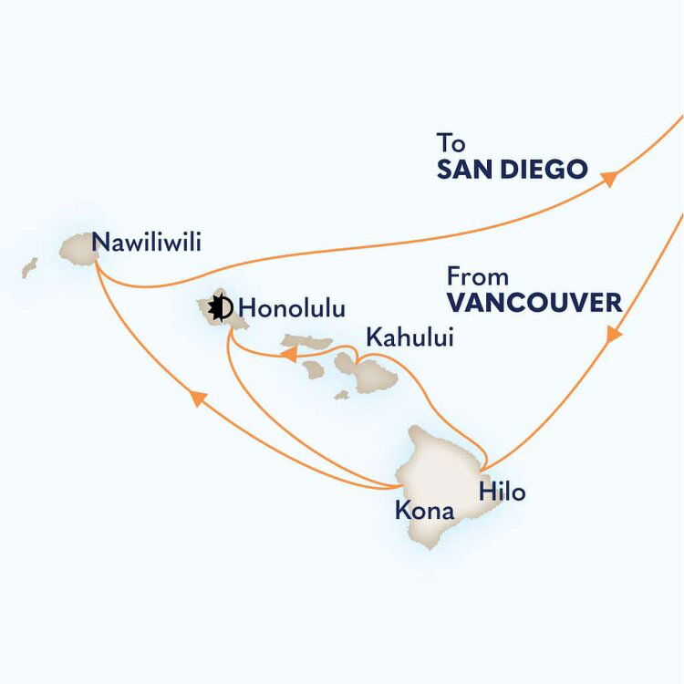 Circle Hawaii from Vancouver: Volcanoes, Valleys & Surf